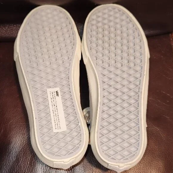 Vans Old Skool skate sneakers color marshmallow size Mens 5.5 - Picture 4 of 8